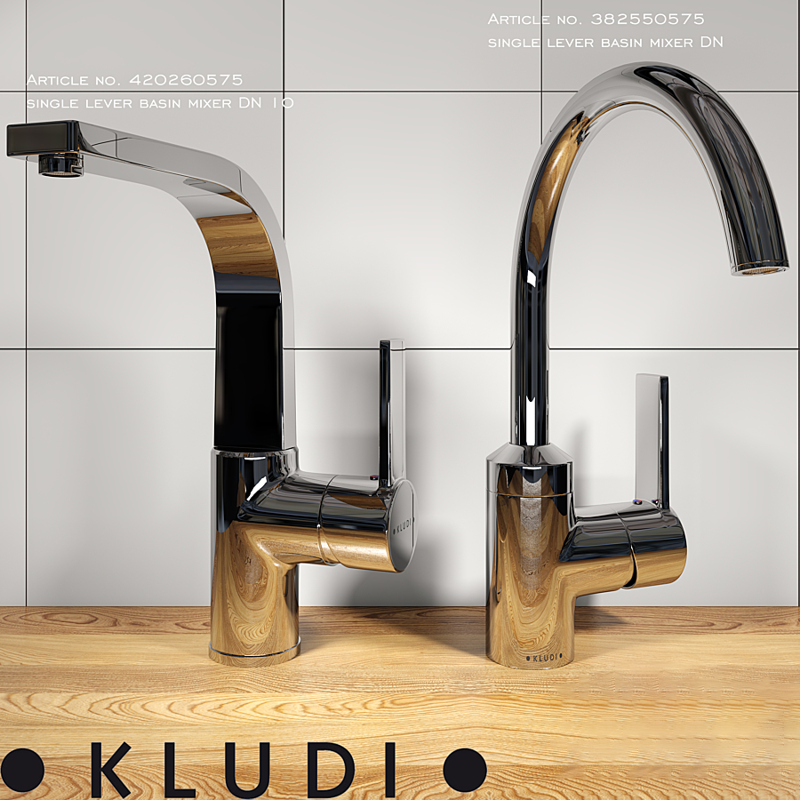 Collection series mixers KLUDI Zenta part 1